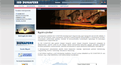 Desktop Screenshot of isd-dunaferr.hu